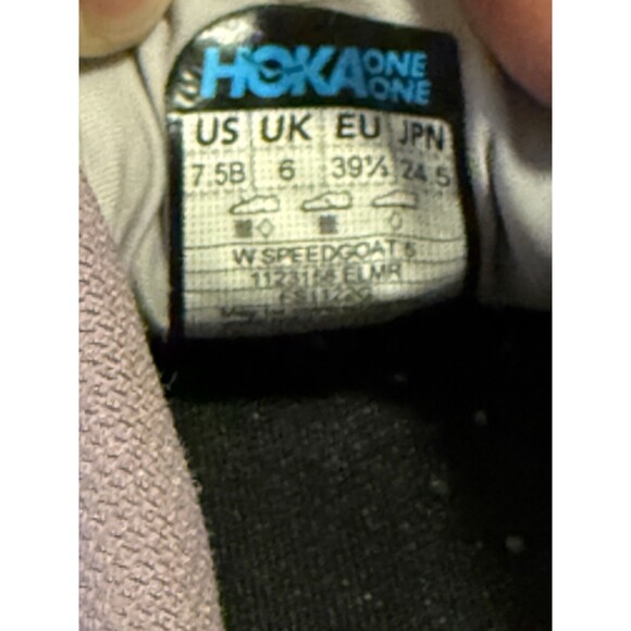 Hoka One One Speedgoat 5 Women's Size 7.5 B Running Shoes Lilac Purple - Picture 12 of 12